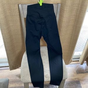 Black cross over leggings